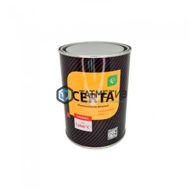 Эмаль термостойкая ЧЕРНАЯ Церта до 700 С, 0,4 кг- | «ТАТМЕТИЗ» Эмаль термостойкая ЧЕРНАЯ Церта до 700 С, 0,4 кг- - магазин крепежа «ТАТМЕТИЗ»