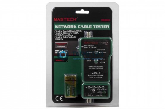 Тестер кабеля с генератором сигнала MASTECH MS6810 -  магазин крепежа «ТАТМЕТИЗ»