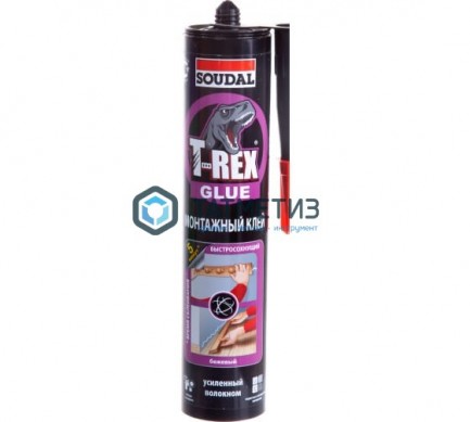 Клей монтажный T-REX "Быстросохнущий" viol 310 мл 12 -  магазин крепежа «ТАТМЕТИЗ»