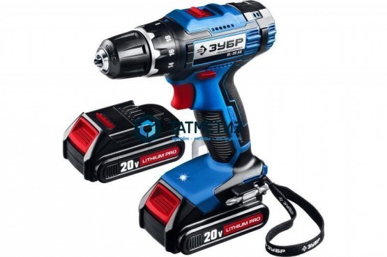 Дрель-шуруповерт DL-20 , 2 АКБ, в кейсе, ЗУБР Профессионал | «ТАТМЕТИЗ» Дрель-шуруповерт DL-20 , 2 АКБ, в кейсе, ЗУБР Профессионал - магазин крепежа «ТАТМЕТИЗ»