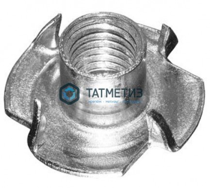 Гайка врезная DIN 1624   М 6/9   (4000 шт/уп) КК -  магазин крепежа «ТАТМЕТИЗ»
