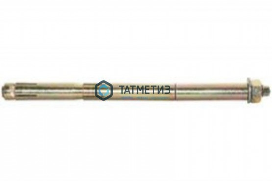 Анкер с гайкой 2-распорный HND 16х330 (15 шт/уп) КК | «ТАТМЕТИЗ» Анкер с гайкой 2-распорный HND 16х330 (15 шт/уп) КК - магазин крепежа «ТАТМЕТИЗ»