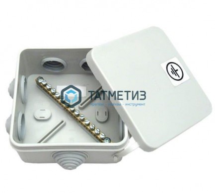 Коробка распр. ОП 100х100х50мм, IP55, нар. монтаж, HEGEL | «ТАТМЕТИЗ» Коробка распр. ОП 100х100х50мм, IP55, нар. монтаж, HEGEL - магазин крепежа «ТАТМЕТИЗ»