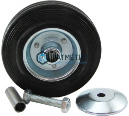 Колеса большегрузные НЕЙЛОН неповоротное с площадкой d 125 мм -  магазин крепежа «ТАТМЕТИЗ»