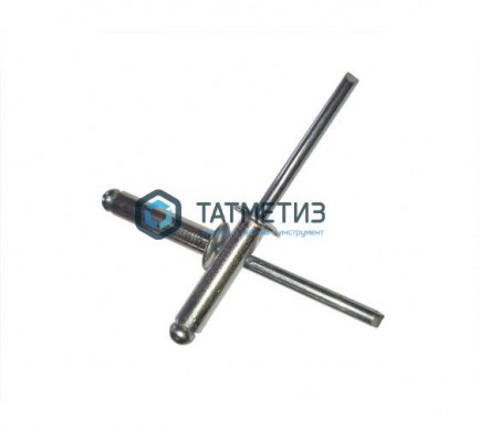 Заклепка 3,2 х 16 вытяжная нерж А2/А2 DIN 7337 | «ТАТМЕТИЗ» Заклепка 3,2 х 16 вытяжная нерж А2/А2 DIN 7337 - магазин крепежа «ТАТМЕТИЗ»