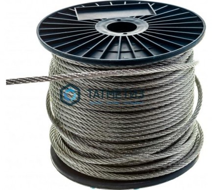 Трос  стальной оц. 6 мм DIN 3055  (250 м/бух) КТ / МН -  магазин крепежа «ТАТМЕТИЗ»