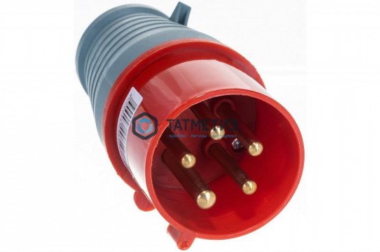 Эл.вилка кабельная 380В, 32А 3Р+N+Е IP44 переносная | «ТАТМЕТИЗ» Эл.вилка кабельная 380В, 32А 3Р+N+Е IP44 переносная - магазин крепежа «ТАТМЕТИЗ»