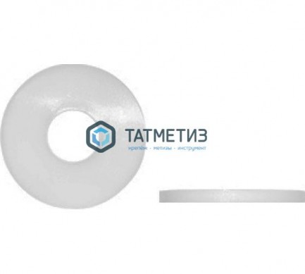 Шайба полиамидная DIN 9021  М12 (без фаски) (100 шт/уп) -  магазин крепежа «ТАТМЕТИЗ»