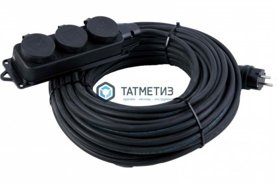 Удлинитель силовой с/з, КГ, 3500 Вт, 3-гнезда, 30м Атом Атлант | «ТАТМЕТИЗ» Удлинитель силовой с/з, КГ, 3500 Вт, 3-гнезда, 30м Атом Атлант - магазин крепежа «ТАТМЕТИЗ»