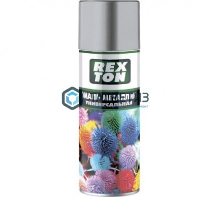 Краска аэроз. REXTON унив.  МЕТАЛЛИК ХРОМ  520 мл. -  магазин крепежа «ТАТМЕТИЗ»