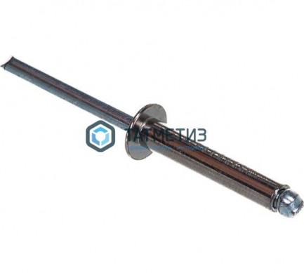 Заклепка 4,8 х 25 вытяжная нерж А2/А2 DIN 7337 | «ТАТМЕТИЗ» Заклепка 4,8 х 25 вытяжная нерж А2/А2 DIN 7337 - магазин крепежа «ТАТМЕТИЗ»