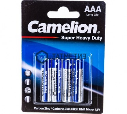 Батарейки ААА, 4шт уп -  магазин крепежа «ТАТМЕТИЗ»