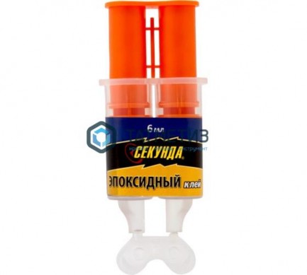 Клей СЕКУНДА Эпоксидный "3 минуты" 3+3 мл, в шприце, AVIORA -  магазин крепежа «ТАТМЕТИЗ»