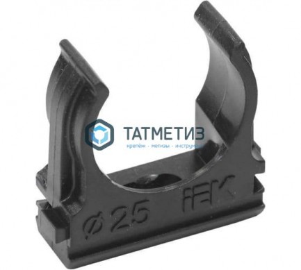 Клипса трубная 25  (100 шт/уп) IEK -  магазин крепежа «ТАТМЕТИЗ»