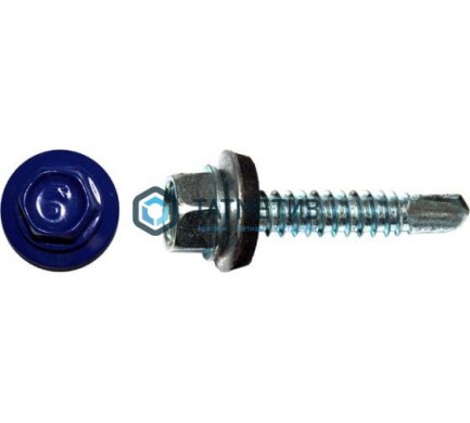 Саморез окраш.кров. 5,5х19 /5002/  (250 шт/уп)  КК -  магазин крепежа «ТАТМЕТИЗ»