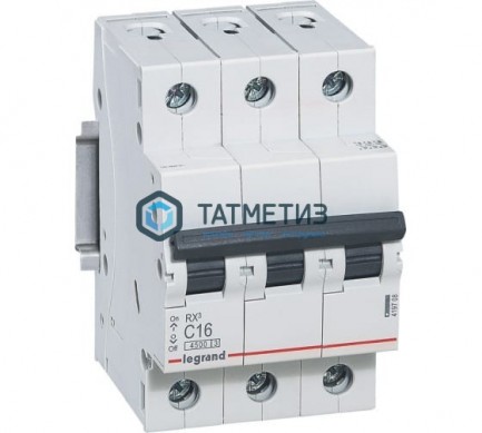 Выключатель автоматический модульный 3п C 32А 4.5кА RX3 Legrand -  магазин крепежа «ТАТМЕТИЗ»