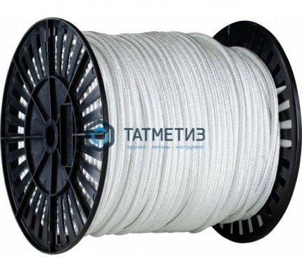 Канат плетеный полиамидный 6мм ( 300 м) р/н 650 кгс БЕЛ 16 пр с/с капрон | «ТАТМЕТИЗ» Канат плетеный полиамидный 6мм ( 300 м) р/н 650 кгс БЕЛ 16 пр с/с капрон - магазин крепежа «ТАТМЕТИЗ»