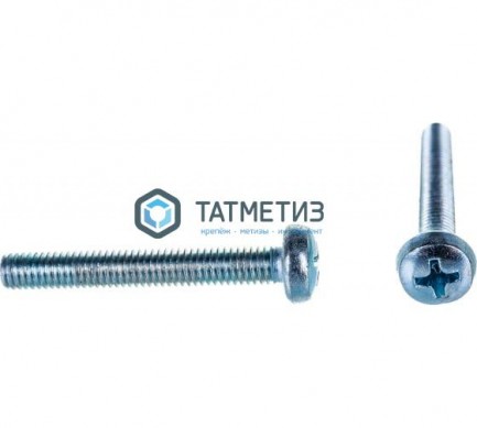 Винт п/ц DIN 7985 оц 4х25 (7000 шт/уп) КК | «ТАТМЕТИЗ» Винт п/ц DIN 7985 оц 4х25 (7000 шт/уп) КК - магазин крепежа «ТАТМЕТИЗ»