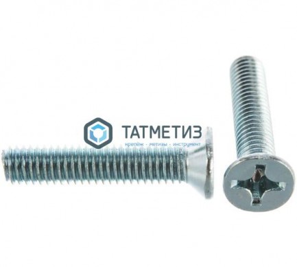 Винт потай DIN 965 оц 5х40  ( 450 шт/уп) КК -  магазин крепежа «ТАТМЕТИЗ»