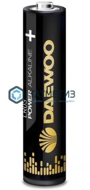 Батарейка алкалиновая тип AAA / LR03 1.5В POWER Pack-12 (уп.12шт) DAEWOO | «ТАТМЕТИЗ» Батарейка алкалиновая тип AAA / LR03 1.5В POWER Pack-12 (уп.12шт) DAEWOO - магазин крепежа «ТАТМЕТИЗ»