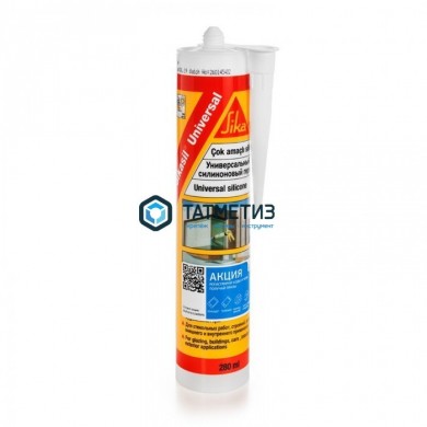 Герметик силиконовый Sikasil Universal белый 280 мл 12 | «ТАТМЕТИЗ» Герметик силиконовый Sikasil Universal белый 280 мл 12 - магазин крепежа «ТАТМЕТИЗ»