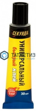 Клей СЕКУНДА БЫСТРЫЙ универс., 30 мл -  магазин крепежа «ТАТМЕТИЗ»