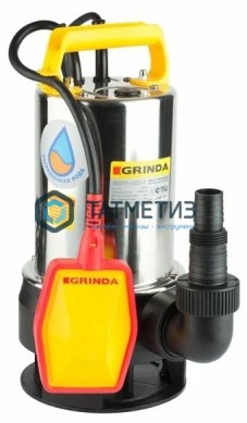 Насос GRINDA д грязной воды погружной, пропускная способность 13500 л час, высота подачи воды 8 м, 750 Вт | «ТАТМЕТИЗ» Насос GRINDA д грязной воды погружной, пропускная способность 13500 л час, высота подачи воды 8 м, 750 Вт - магазин крепежа «ТАТМЕТИЗ»