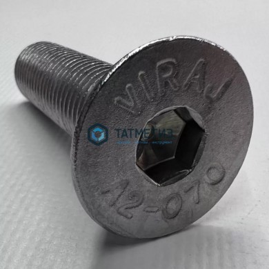 Винт DIN 7991 А2  М16 х 60 с потай головкой и внутр.шестигранником -  магазин крепежа «ТАТМЕТИЗ»